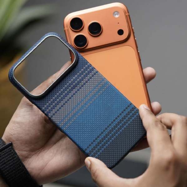 MagSafe Dune Blue Aramid Fiber Protective Case  iPhone 17 Pro