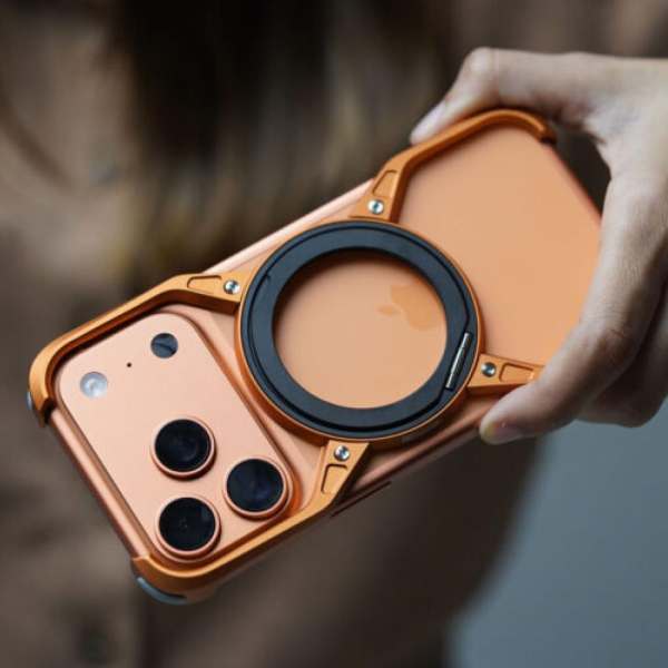 Titanium Armored Bumper Case with Kickstand 